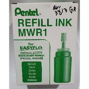 Pentel Easyflo Ink Refill For White Board Marker Green