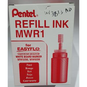 Pentel Easyflo Ink Refill For White Board Marker Red
