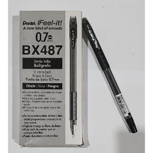 Pentel Ballpoint Pen Feel It Fine 0.7mm Black