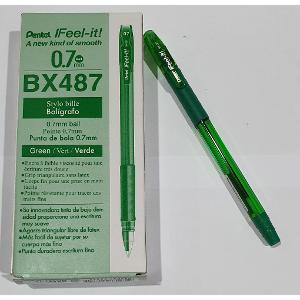 Pentel Ballpoint Pen Feel It Fine 0.7mm Green