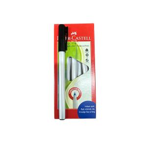 Faber Castell Ballpoint Tri-Flow 1.0mm Black Pk/10 Pcs Faber Castell Ballpoint Tri-Flow 1.0mm Black Pk/10 Pcs